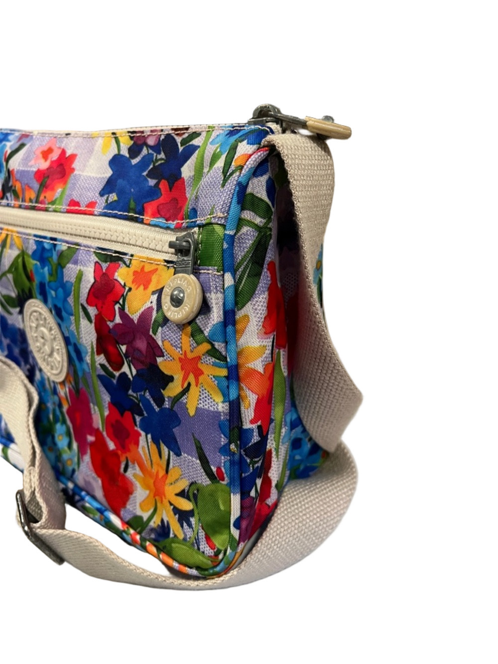 Kipling Multicolor Floral Crossbody Shoulder Bag - Like New - Picture 4 of 14